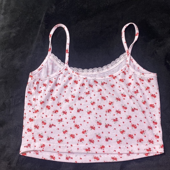SHEIN lettuce Trim Ditsy Floral cami Top - Picture 3 of 6